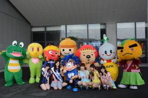 北摂7市のゆるきゃらと観光大使が集合!