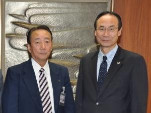 ガンバ大阪社長表敬訪問