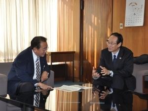 ガンバ大阪社長表敬訪問
