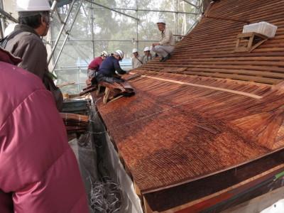 八坂神社本殿 保存修理工事3