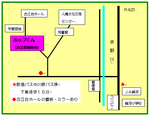 ホップくんの地図