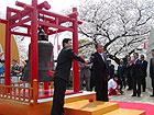 (写真)友好都市締結25周年記念蘇州市政府代表団来訪及び梵鐘贈呈式