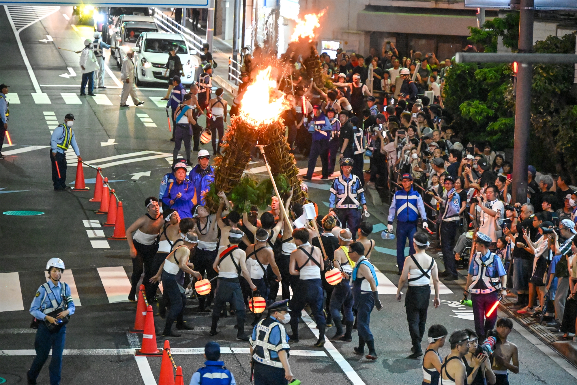 がんがら火祭りの写真2枚目