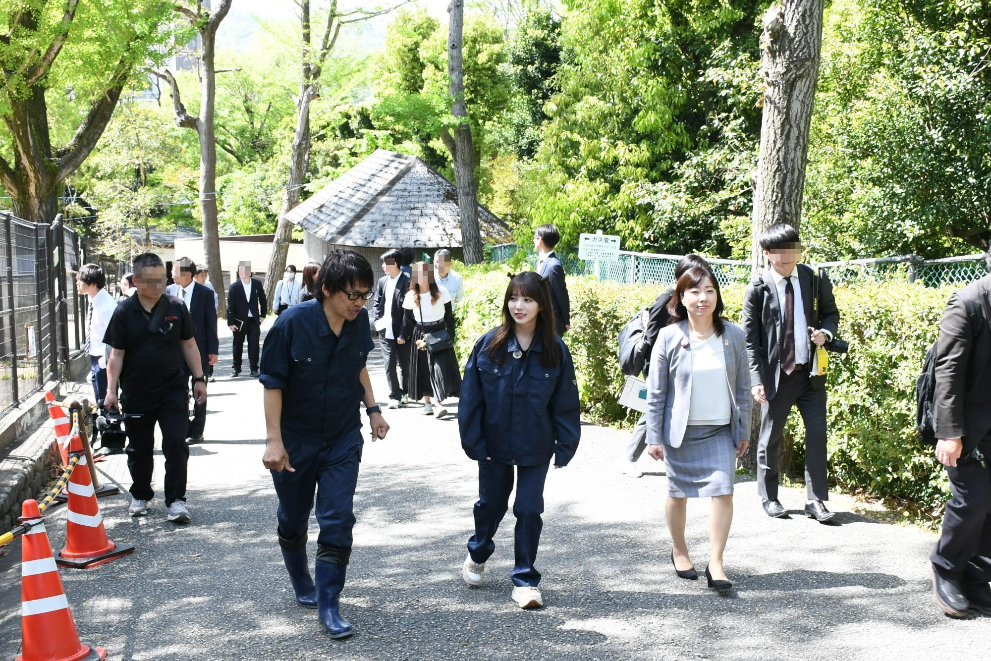 動物園見学の様子