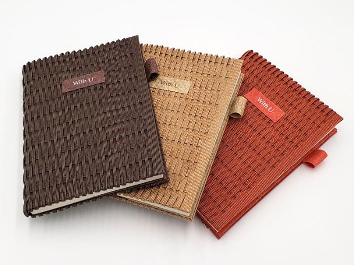 和紙の手織り手帳カバー