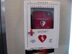 AED格納ボックスの写真