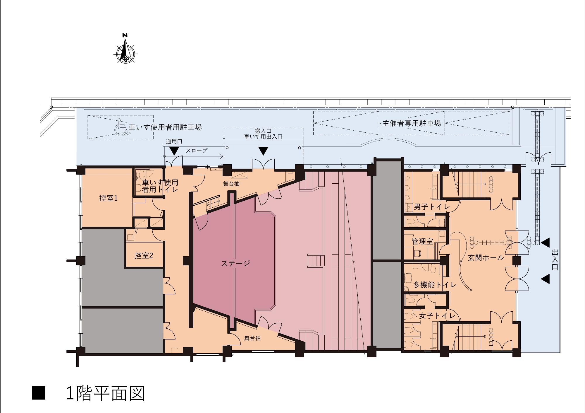 くれは音楽堂平面図
