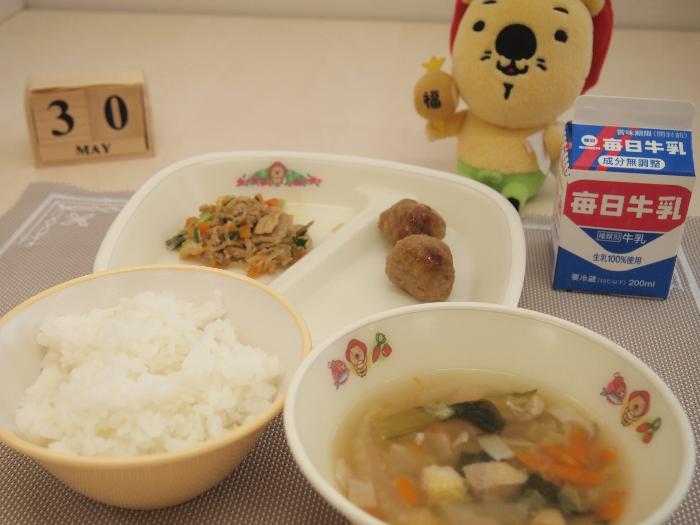 5月30日の献立（小学校）