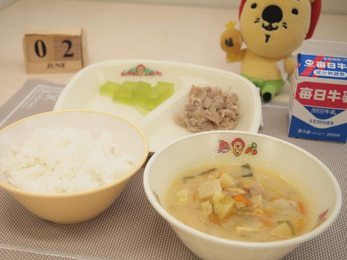 6月2日の献立（小学校）