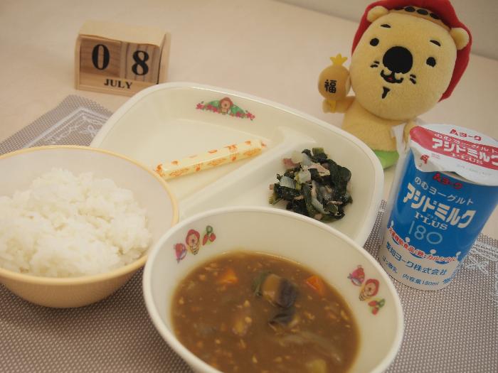 7月8日の献立（小学校）