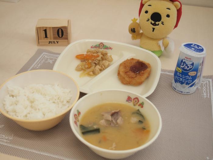 7月10日の献立（中学校）