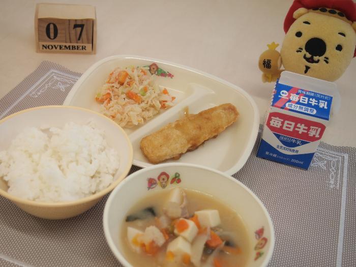 11月7日の献立（中学校）