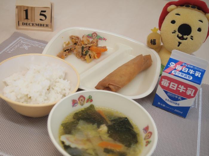 20251215の献立（小学校）