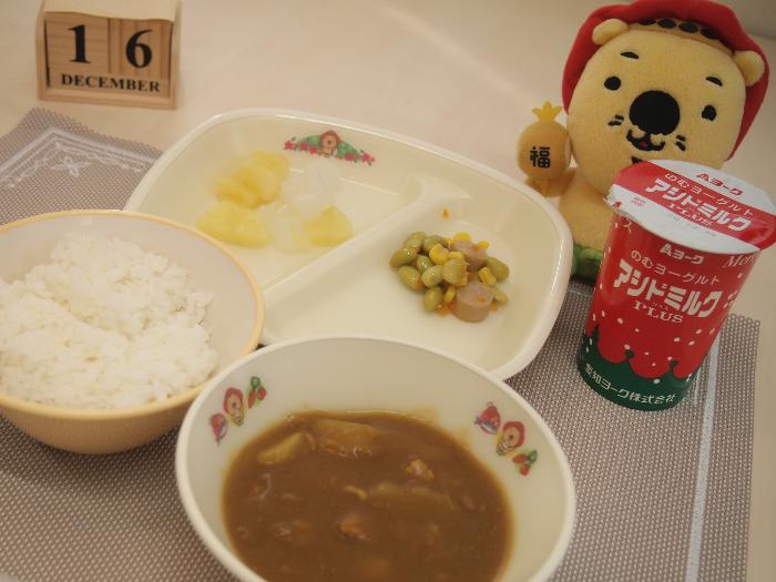 12月16日の献立（小学校）