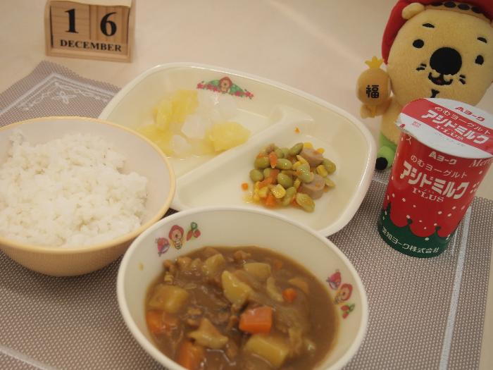 12月16日の献立（中学校）