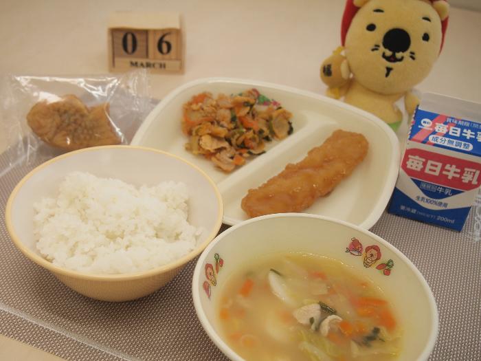 3月6日の献立（中学校）
