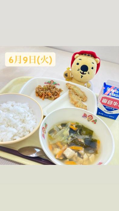 6月8日の献立（小学校）