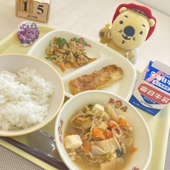 6月15日の献立（中学校）