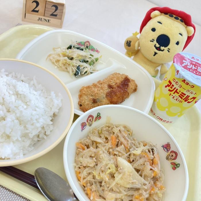 6月22日の献立（小学校）