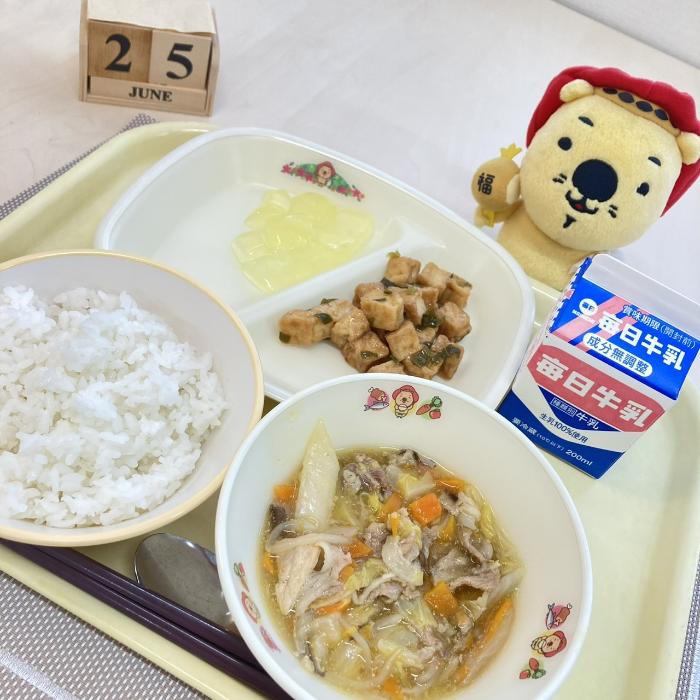 6月25日の献立（小学校）