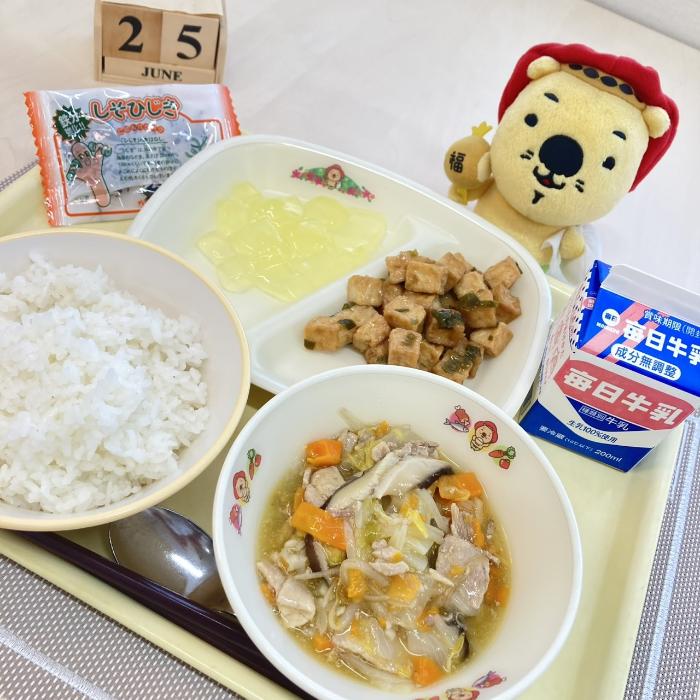 6月25日の献立（中学校）