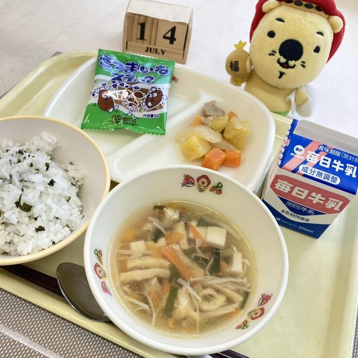 7月14日の献立（小学校）