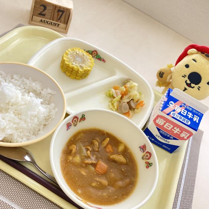 8月27日の献立（小学校）