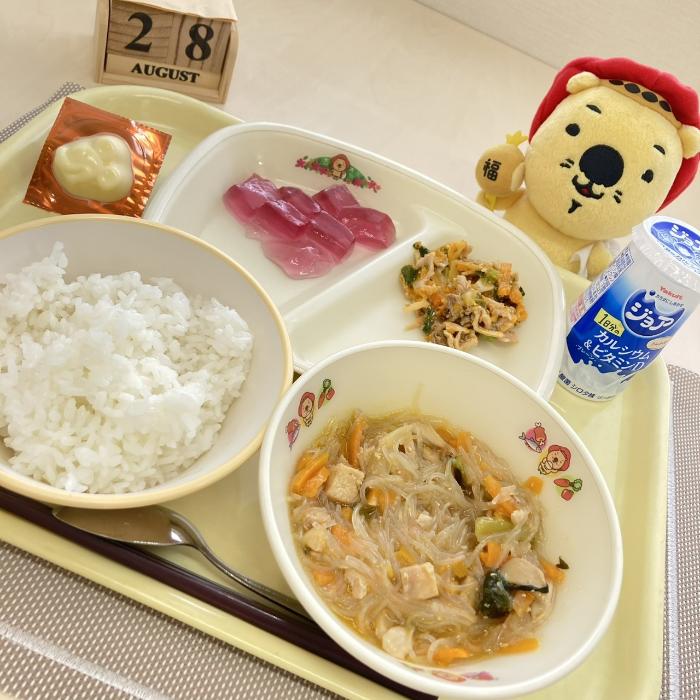 8月28日の献立（小学校）