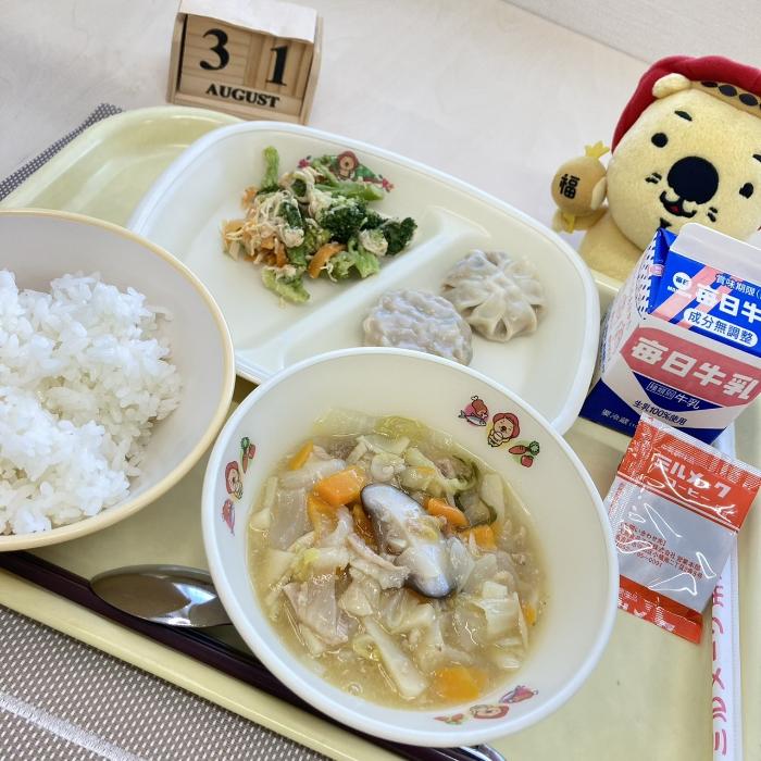 8月31日の献立（中学校）