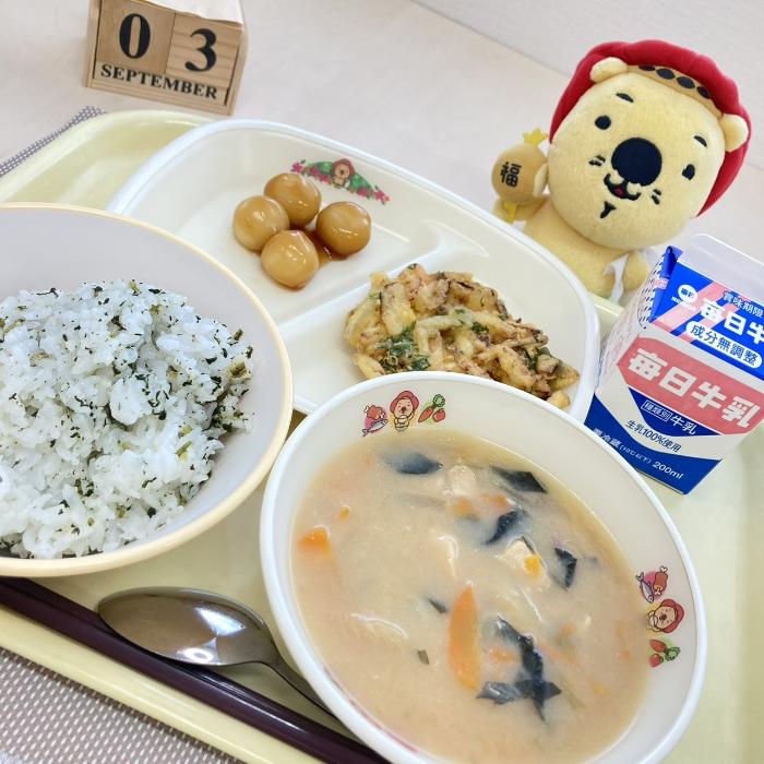 9月3日の献立（中学校）