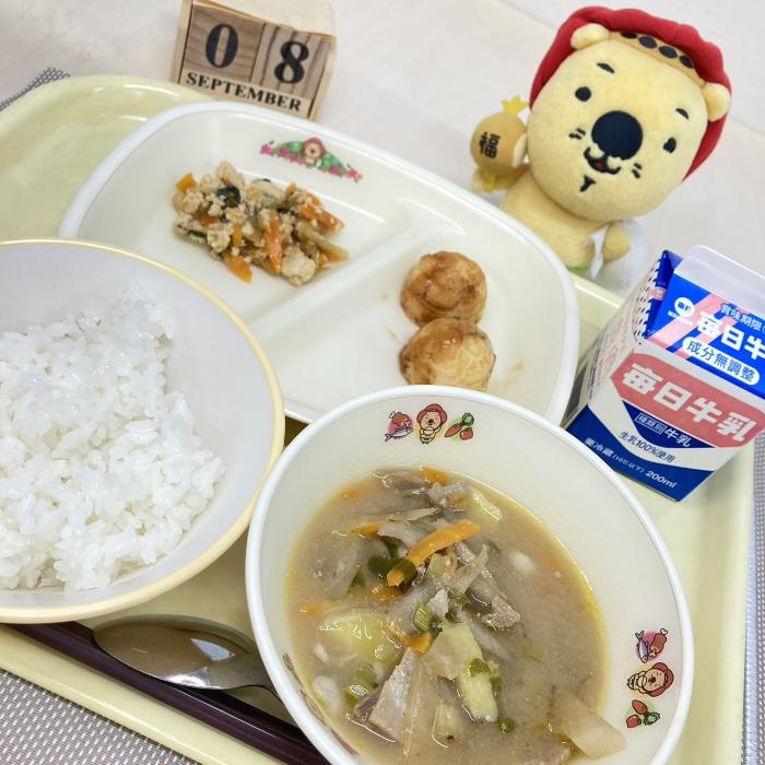 9月8日の献立（小学校）